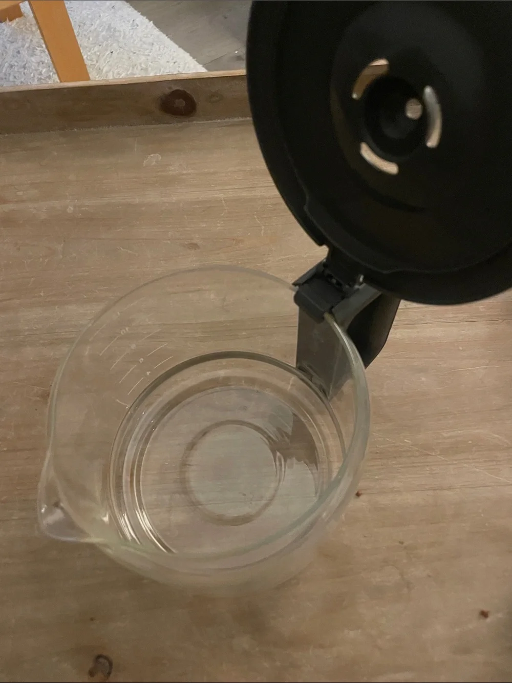 Calphalon Clear Glass Coffee Carafe with Black Trim